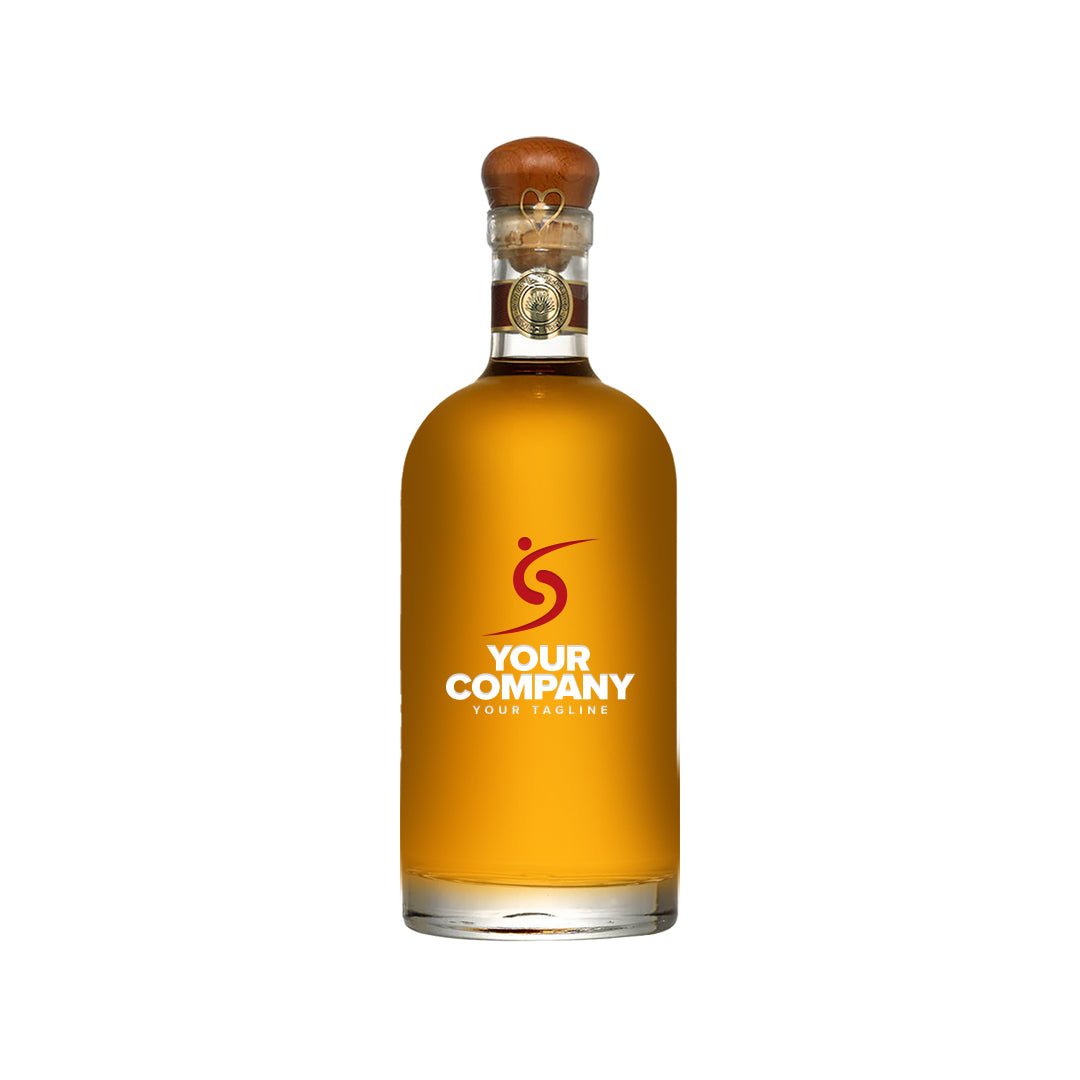 Corazon Anejo Tequila Custom Deep Etched & Hand Painted - Memory Bottles