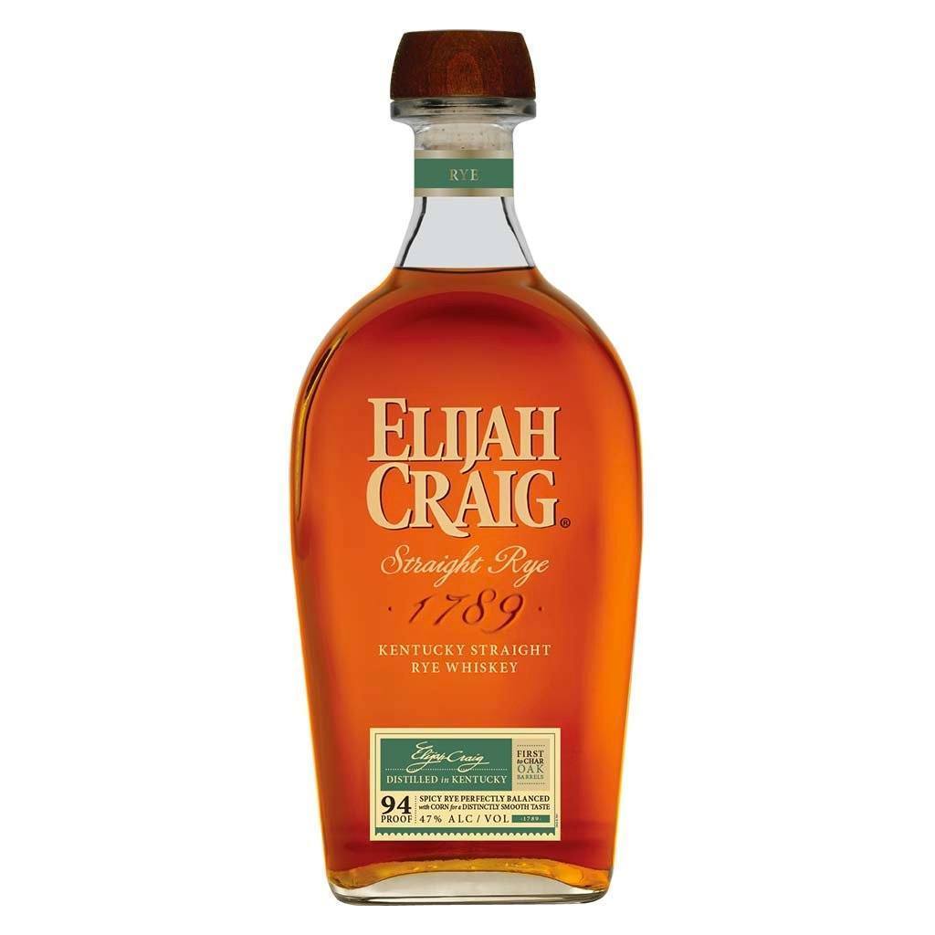 Elijah Craig Straight Rye Whiskey - Memory Bottles