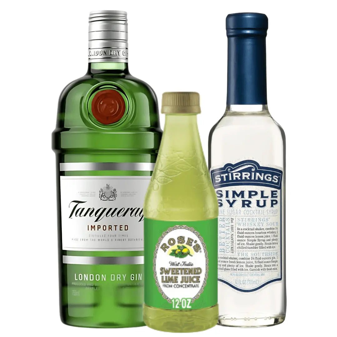 Gimlet Cocktail Kit – Tanqueray, Rose’s, Stirrings - Memory Bottles