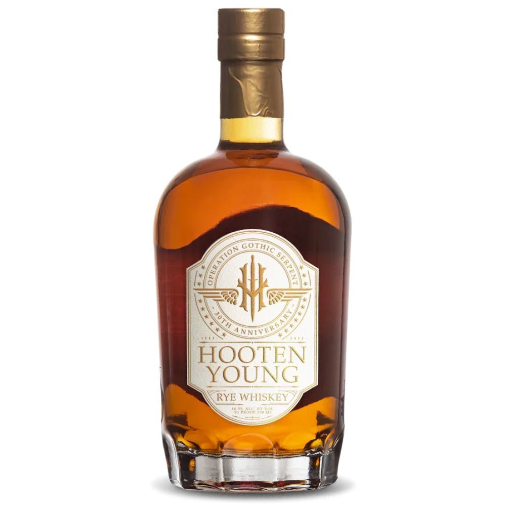 Hooten Young 30th Anniversary Operation Gothic Serpent Rye Whiskey - Memory Bottles
