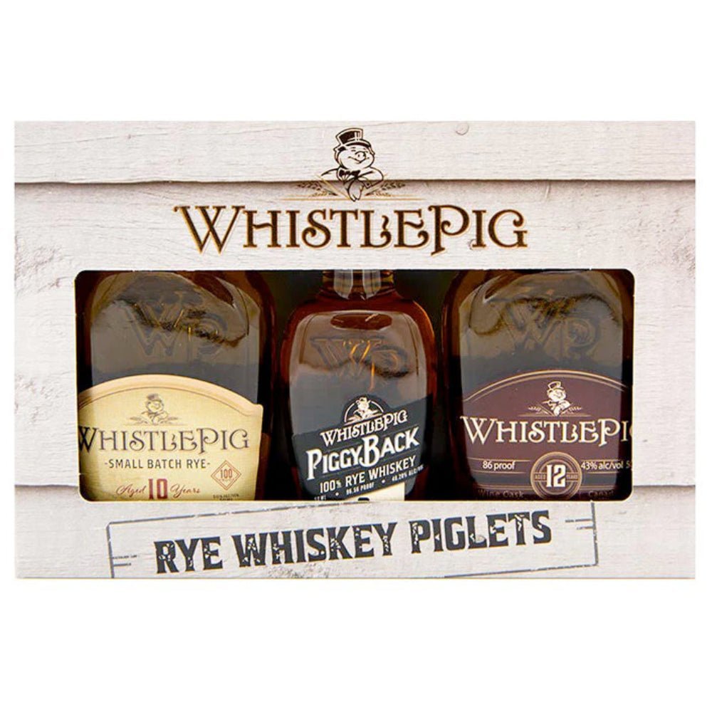 Whistlepig "Rye Whiskey Piglets" Flight Gift Set - Memory Bottles