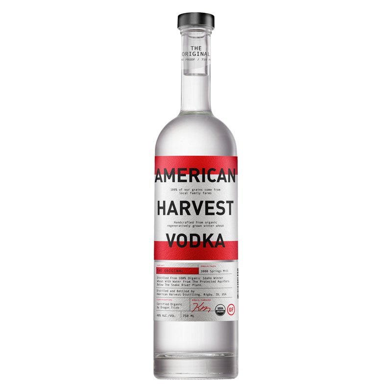 American Harvest Organic Vodka - Memory Bottles