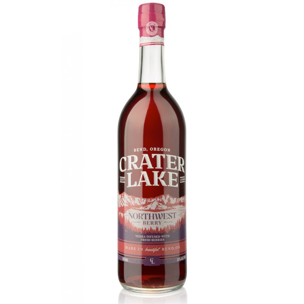 Crater Lake Northwest Berry Vodka - Memory Bottles