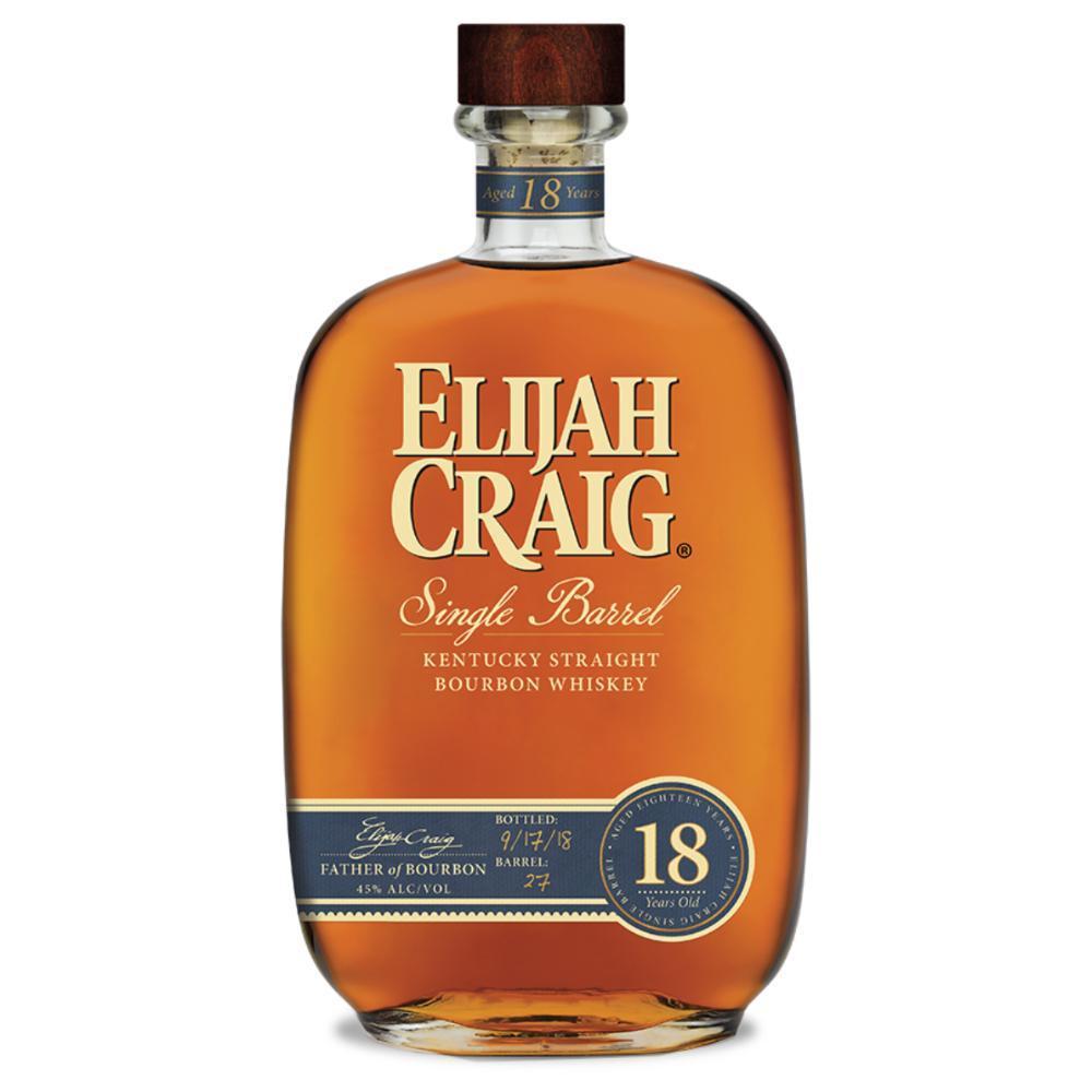 Elijah Craig 18 Year Old Single Barrel - Memory Bottles