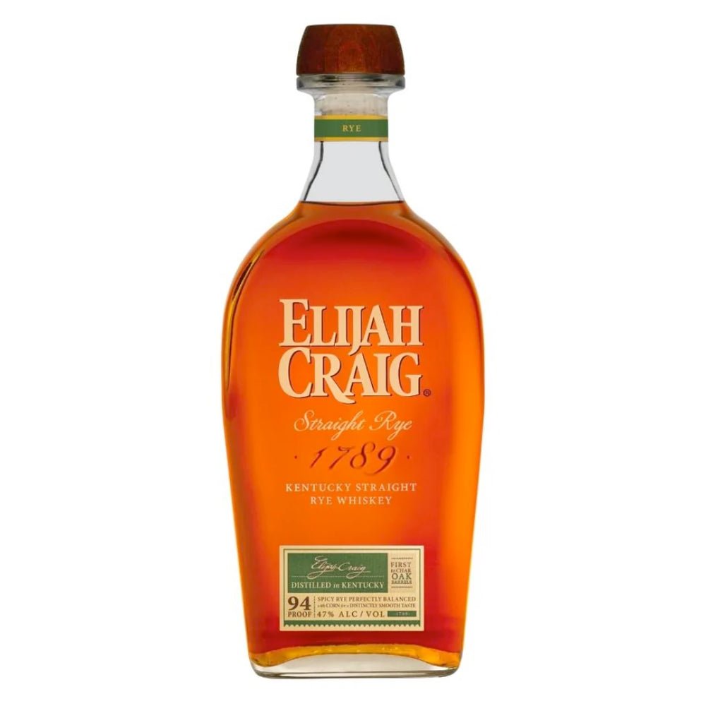 Elijah Craig Straight Rye Whiskey 375mL - Memory Bottles