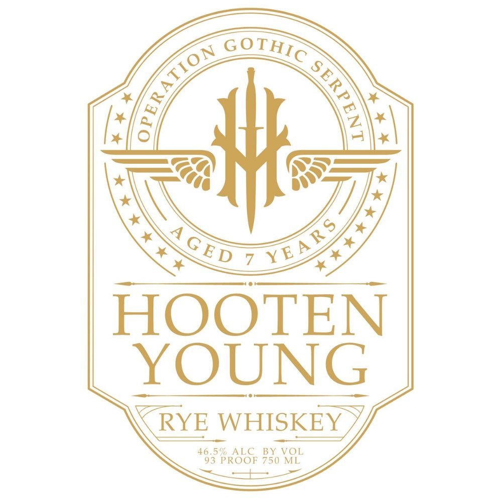 Hooten Young 7 Year Old Operation Gothic Serpent Rye Whiskey - Memory Bottles